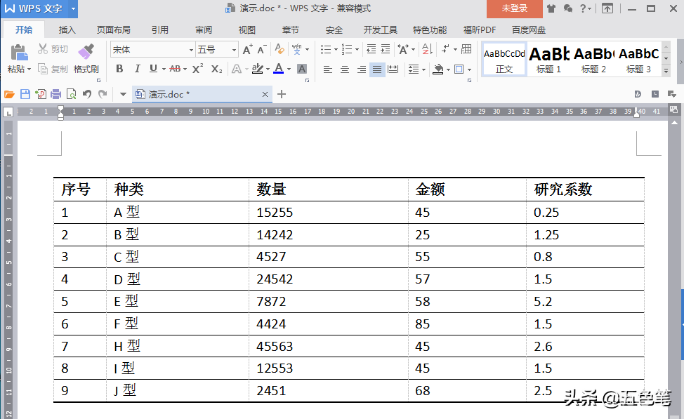 「Word技巧」Word论文中制作三线表