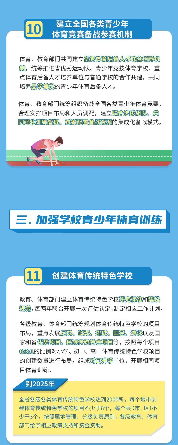 3月13日汇总广东关于深化体教融合促进青少年健康发展的实施意见图解(图5) 广东省关于深化体教融合促进青少年健康发展的实施意见图解