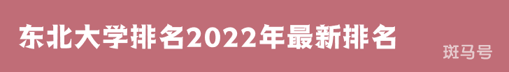 东北大学排名2022年最新排名第29名（东北大学排名全国排第几）附2022年大学简介