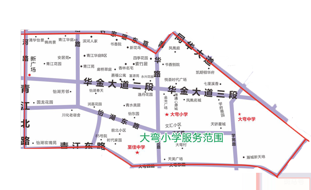 2022青白江小学片区划分（附详情）(图2)
