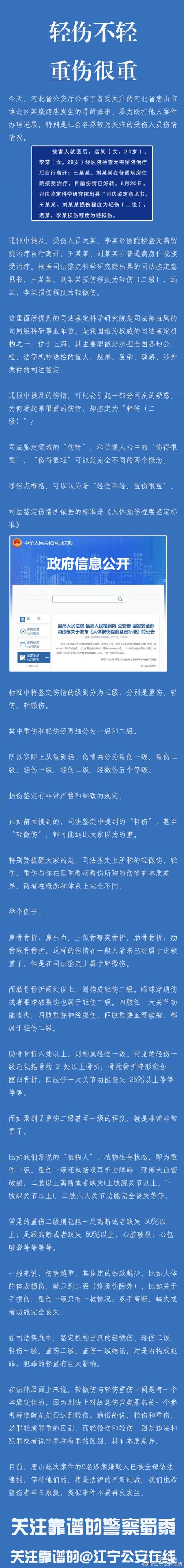 为何看起来严重却是轻伤?警方科普 (图1) 为何看起来严重却是轻伤?警方科普 (图1)