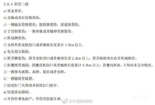 什么是轻伤二级?评定标准来了(图9) 什么是轻伤二级?评定标准来了(图9)