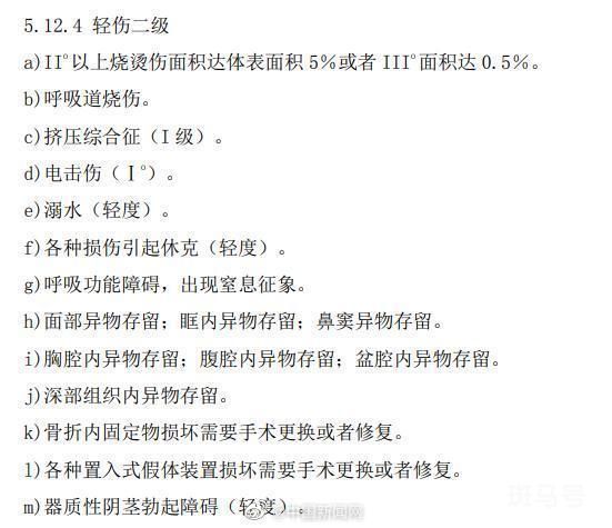 什么是轻伤二级?评定标准来了(图13) 什么是轻伤二级?评定标准来了(图13)