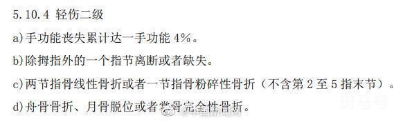 什么是轻伤二级?评定标准来了(图11) 什么是轻伤二级?评定标准来了(图11)