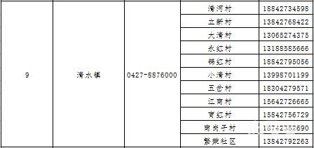2022盘锦大洼区各镇街社区疫情防控咨询返乡报备电话汇总（附详情）(图10)
