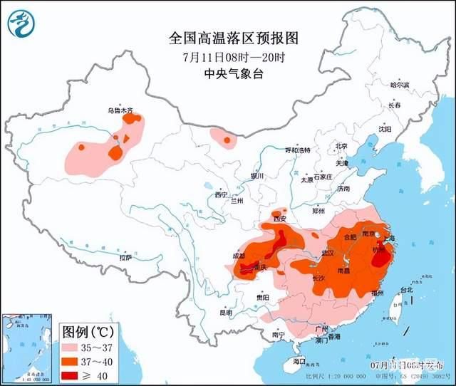 高温橙色预警:这些地方40℃以上 注意避暑(图1)
