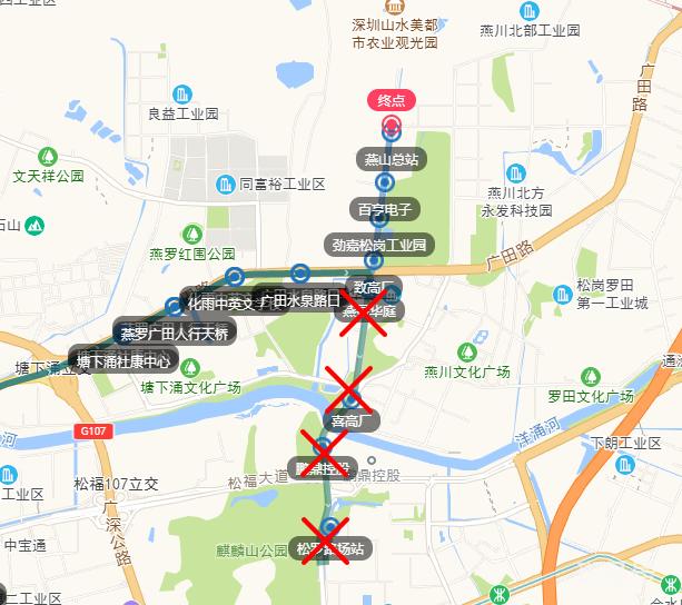 7月21日起深圳4条公交线路调整