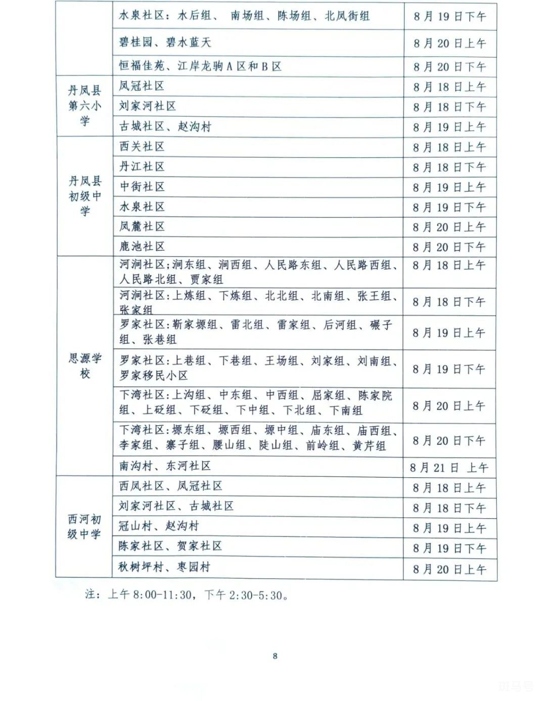 商洛丹凤县2022秋季义务教育入学工作安排（附详情）(图2)