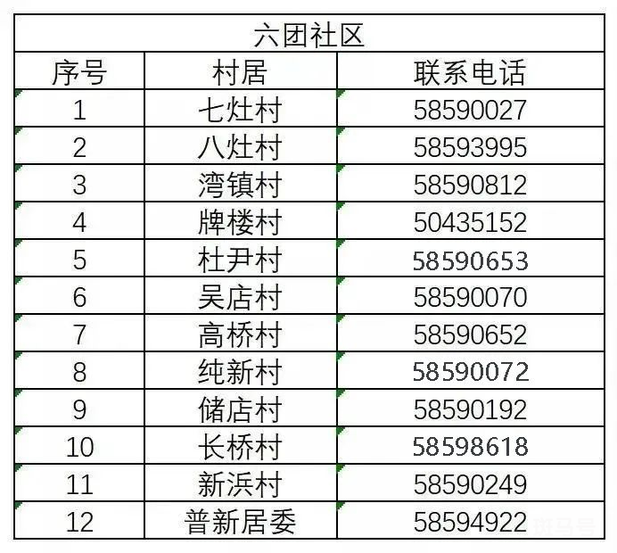 上海川沙新镇居委会电话汇总（附详情）(图6)
