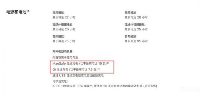 苹果13支持无线充电吗（最高仍为15W）