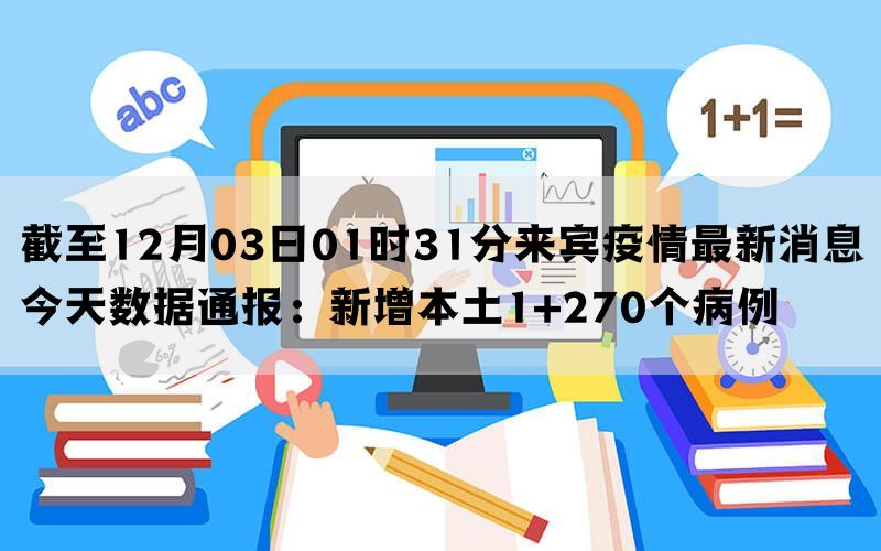 截至12月03日01时31分来宾疫情最新消息今天数据通报：新增本土1+270个病例(图1)