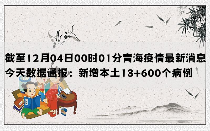 截至12月04日00时01分青海疫情最新消息今天数据通报：新增本土13+600个病例