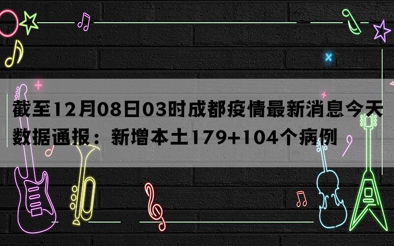 截至12月08日03时成都疫情最新消息今天数据通报：新增本土179+104个病例(图1)