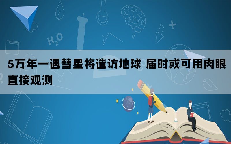 5万年一遇彗星将造访地球 届时或可用肉眼直接观测(图1)