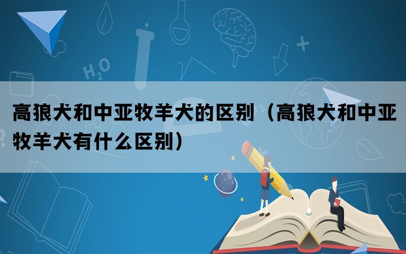 高狼犬和中亚牧羊犬的区别（高狼犬和中亚牧羊犬有什么区别）