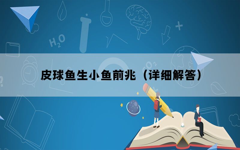 皮球鱼生小鱼前兆（详细解答）(图1)