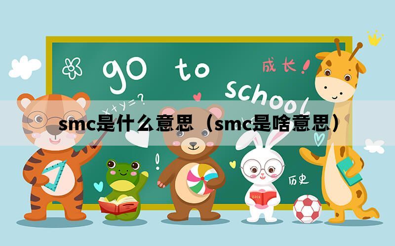 smc是什么意思（smc是啥意思）(图1)