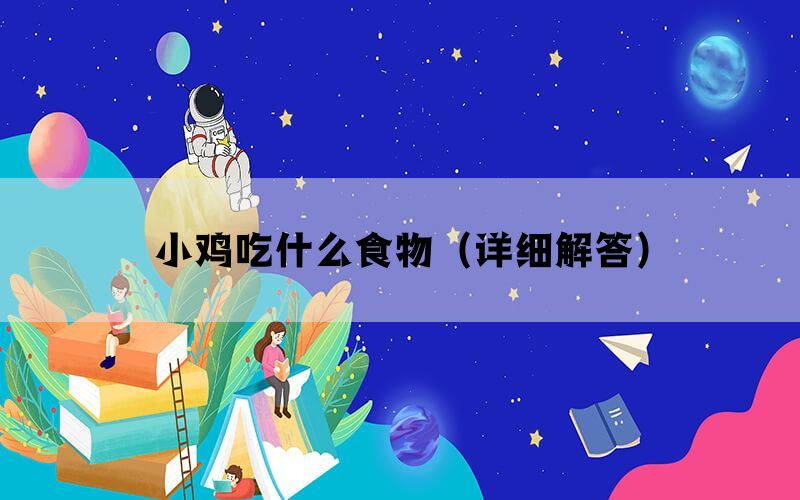 小鸡吃什么食物（详细解答）(图1)